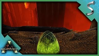 STEALING POISON WYVERN EGGS HIGH LEVEL POISON WYVERN RAISING  Ark RAGNAROK DLC Gameplay E77 [upl. by Kellie]