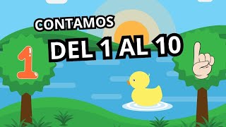 AUTISMO 💙 DEL 1 AL 10  CONTAMOS PATITOS  APRENDO A CONTAR  HABLAR  LEER JUNTOS  TEA [upl. by Yblek]