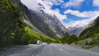 Milford Sound Scenic Drive 4K  Milford Sound to Te Anau [upl. by Linskey979]