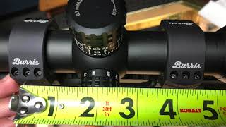 Product Review Burris XTR ii w SCR Mil Dot reticle Mile Shot with Bergara B 14 HMR 65 Creedmoor [upl. by Ragucci]