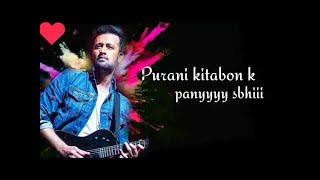 Sehmi Hai Dhadkan Atif Aslam 💔 khwabon ki duniya mukammal kaha hai 💔 shorts shortfeed atifaslam [upl. by Akerahs522]