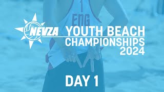 NEVZA YOUTH BEACH 2024  DAY ONE  KJEENG VS DAVJAC  U20 M [upl. by Arait]