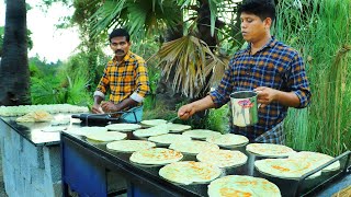 PAROTTA  How To Make Soft Layered Paratha  Kerala Paratta  Cooking in Village [upl. by Esinehs267]