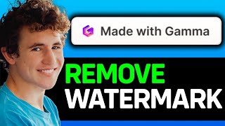 100 SOLVED Gamma AI Watermark Remove [upl. by Lawton394]