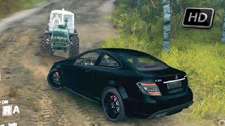 SPINTIRES™ MERCEDESBENZ C63 AMG BLACK SERIES HD [upl. by Zellner732]