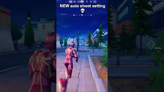 NEW AUTO SHOOT SETTING💀 thrxve fortnite glitch [upl. by Hazelton769]