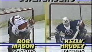 1987 Capitals vs Islanders Game 7 4 OT Highlights Part 3 [upl. by Anirhtak]