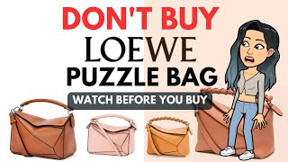 CONS TO THE LOEWE PUZZLE BAG 💕😘 REASONS WHY NOT TO BUY THE LOEWE PUZZLE handbags PUZZLE bag [upl. by Belloir]