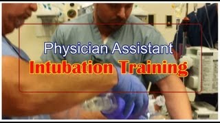 PA CMAC Intubation Training [upl. by Llecrep]