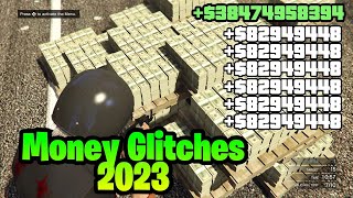 GTA 5 Money Glitches 2023 Make Millions In Minutes PS4PS5XBOXPC [upl. by Stevana]