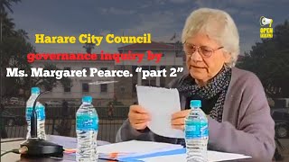 Watch the commission of inquiry into the Harare City Council governance part 2 [upl. by Larianna]