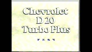 TEST CHEVROLET D 20 TURBO PLUS AUTO AL DÍA N°3 [upl. by Ahsienot806]