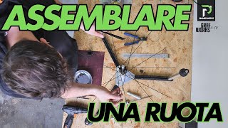 COME SI ASSEMBLA UNA RUOTA DA MTB CE LO SPIEGANO GRAF WORKS E DUKE WHEELS [upl. by Occor]