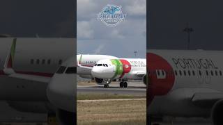 Airbus A320neo TAP Portugal at Lisbon Airport [upl. by Neelloj]