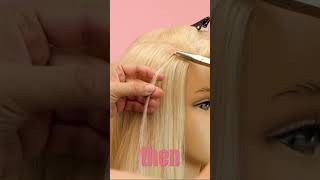 🧚‍♀️ Fun ways to install Hair Tinsel for glitter fairy highlights hairtinsel hairhack [upl. by Hgielrac462]