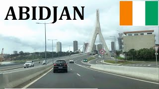 Driving around Abidjan 2023 MixTape  Côte dIvoire West Africa Beautiful City [upl. by Aiden]