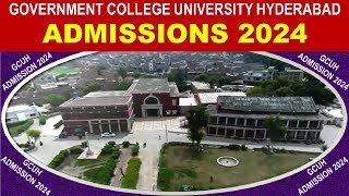 GC University Hyderabad Admission 2024  GCUH Admission 2024  GCU Hyderabad Admission 2024 [upl. by Torey]