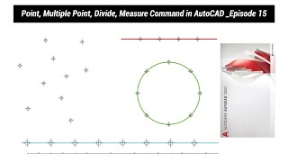 Point Multiple Point Divide Measure Command in AutoCAD Episode 15 [upl. by Hannaj]