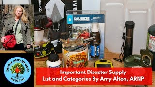 Disaster Preparedness Supply List What You Really Need [upl. by Icul]