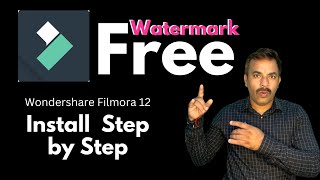 A StepbyStep Guide to How To Install Wondershare Filmora 12  Remove Watermark in Filmora [upl. by Aiak]