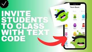 How to invite students to a classroom with text code in the Classdojo app [upl. by Neddy]