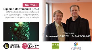 Présentation du nouveau DU du Centre Pierre Janet par le Dr Fleurentin et le Pr Tarquinio [upl. by Aihsekan]