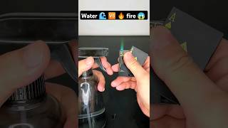 Water 🌊 🆚 🔥 fire 😱 satisfying experience experiment [upl. by Datnow553]