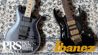 Ibanez PIA vs PRS CE DW [upl. by Einor846]