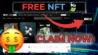 Free NFT from the OKX Exchange  How to Create Your own NFT Free [upl. by Eerrehs]