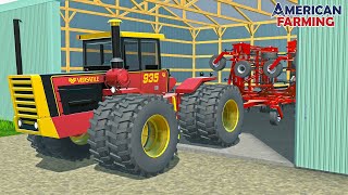 NEW VERSATILE TRACTORS amp IMPLEMENTS IN AMERICAN FARMING FREE UPDATE [upl. by Oregolac]