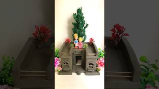 Amazing clay house 🏠🔥 shorts viral craft diy clay [upl. by Ennaylime324]