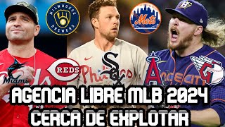 ÚLTIMAS FIRMAS DE LA AGENCIA LIBRE MLB 2024  HOSKINS BREWERS MOORE ANGELS NOTCIAS Y RUMORES MLB [upl. by Modesta]