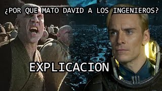 ¿Que SECRETOS aprendio David acerca de los INGENIEROS EXPLICACION ALIEN COVENANT [upl. by Ekim]