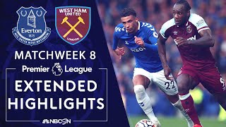 Everton v West Ham United  PREMIER LEAGUE HIGHLIGHTS  10172021  NBC Sports [upl. by Arsuy734]