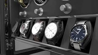 Compact 8 Watch Winders with large storage Dukwin [upl. by Claudio]