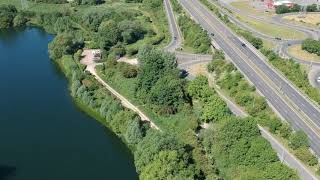 Wellingborough prison build A45 River nene and Little Irchester [upl. by Joelly501]