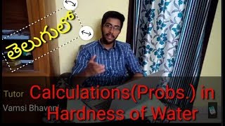 Calculation of hardness of water EDTA titration method in Telugu Engineering Chemistry [upl. by Penhall]