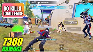 😱 7300 HIGHEST DAMAGE IN BGMI 60 KILLS CHALLENGE IN BGMI DAY 2 BGMI GAMEPLAY  NEONXPAWAN 🔥 [upl. by Aubine9]