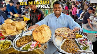 30 Rs Unique Nashta  Tandoori Chole Bhature  Punjabi Street Food India [upl. by Strain]