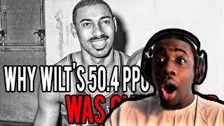 WILT AVERAGING 50Why Wilt Chamberlains 504 PPG Season Is OverratedMekhi Reaction Video [upl. by Leelaj182]