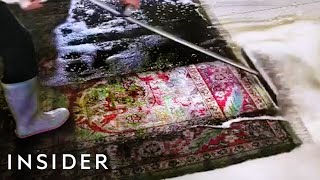 How The Dirtiest Rugs Get Professionally Cleaned [upl. by Ogu]