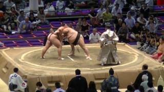 大相撲2016716⑮明瀬山akiseyama魁sakigakenagoya Bashoday 7 sumo [upl. by Dagny263]