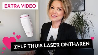 LASER ONTHARINGSAPPARAAT 👯‍♀️🔦 zelf thuis laseren mijn ERVARING [upl. by Deloria]