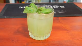 Gin Basil Smash  Modern classic cocktails [upl. by Atinaj540]