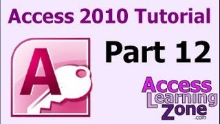 Microsoft Access 2010 Tutorial Part 12 of 12  Review [upl. by Elyod452]