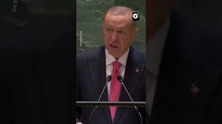 Erdogan exige justicia a la ONU por acciones de Israel en contra de la Franja de Gaza [upl. by Los]