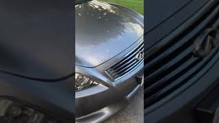 INFINITI G37 IPL Tow Hook front cover license plate removal [upl. by Nylla819]