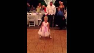 Little Girl Dancing At Wedding Goes Viral MUST WATCH [upl. by Thurlough]