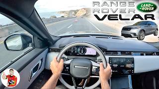 The 2024 Range Rover Velar is the Best “Be Seen” Small SUV POV Drive Review [upl. by Constantina]