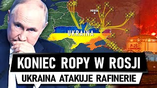 Ukraina NISZCZY PRZEMYSŁ NAFTOWY ROSJI  Potężne straty [upl. by Consuela264]